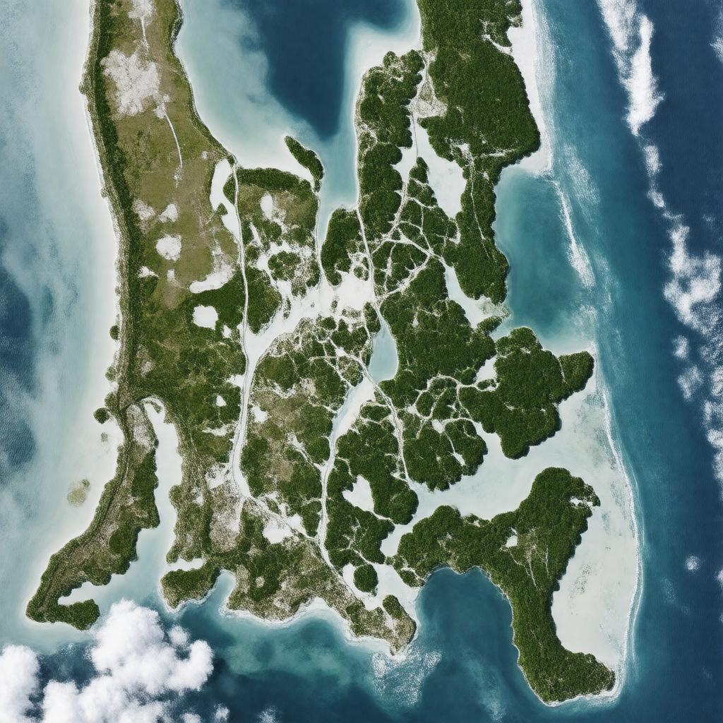 AI-created image of Virginia Coast Reserve LTER
