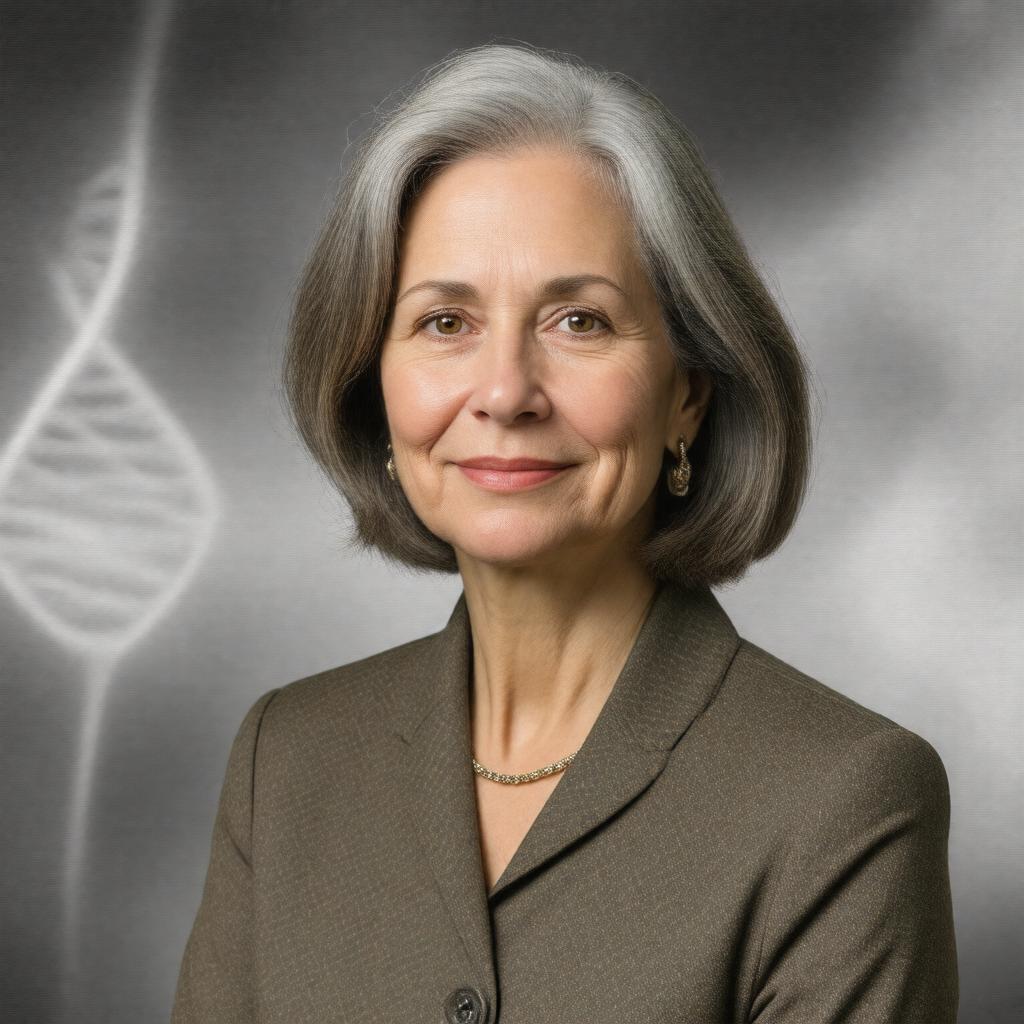 AI-created image of Virginia E. Papaioannou