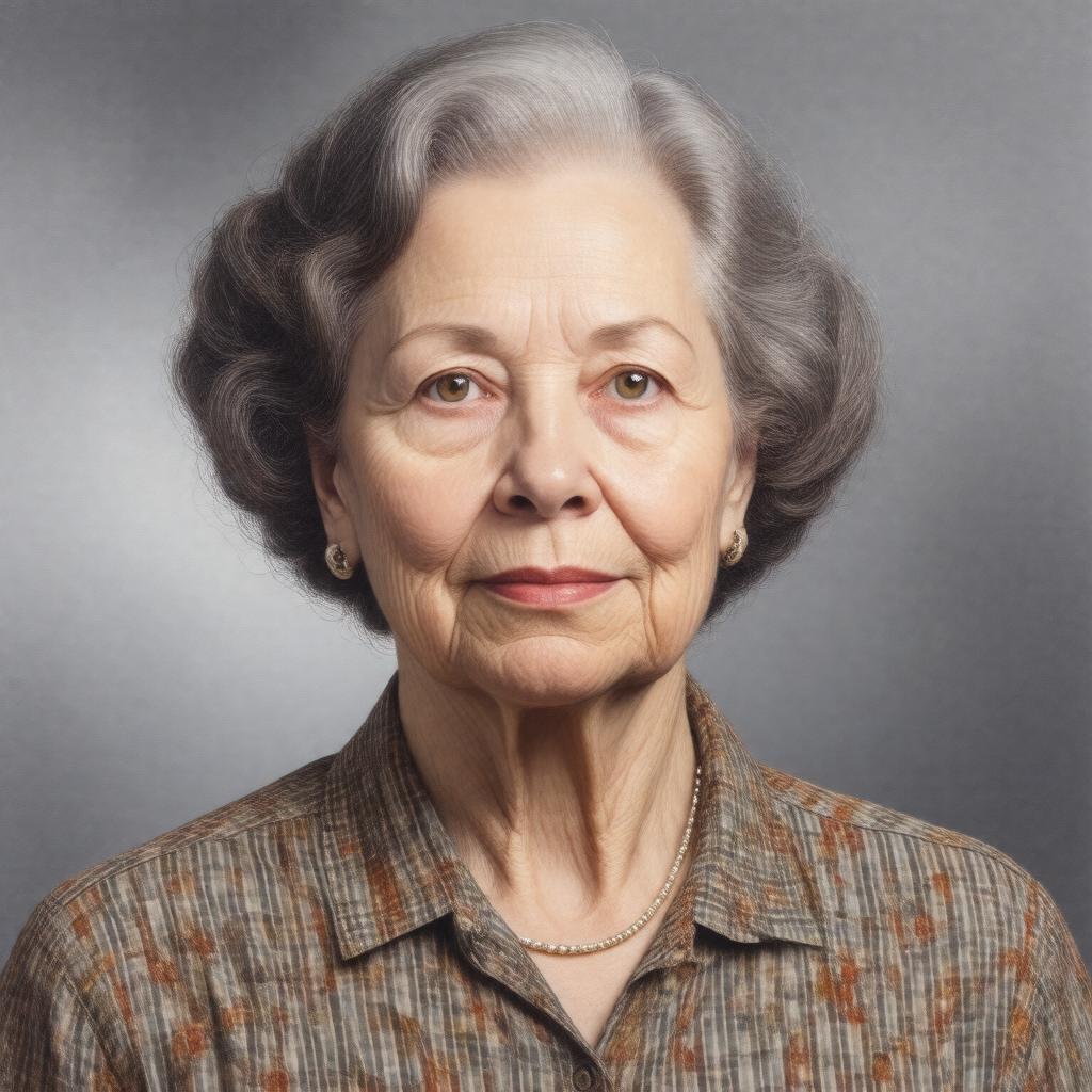 AI-created image of Virginia Heinlein