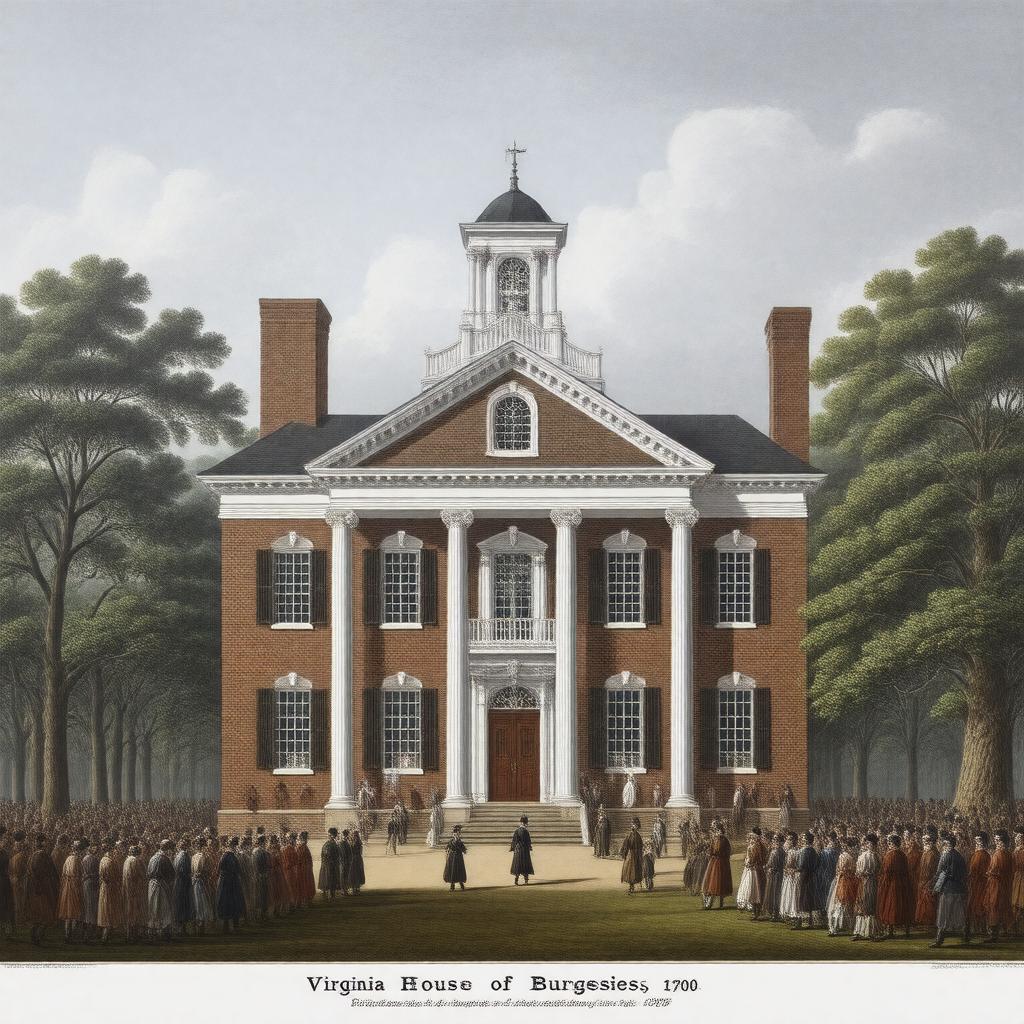 AI-created image of Virginia House of Burgesses