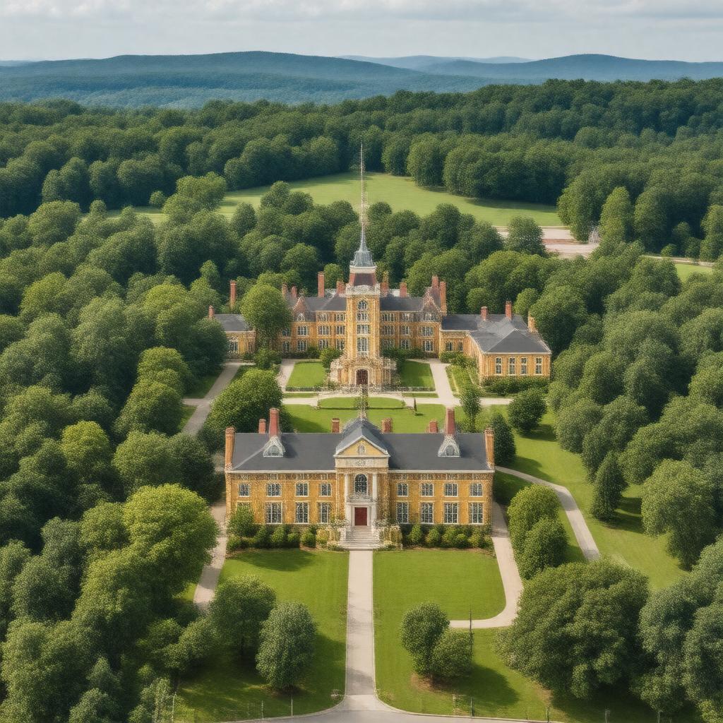 AI-created image of Virginia Military Institute