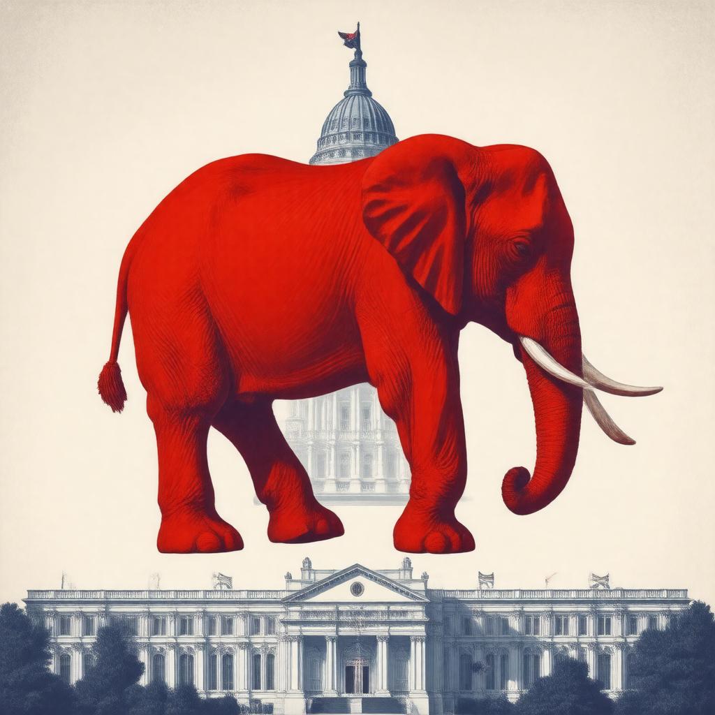 Click to view larger image AI-created image of Virginia Republican Party