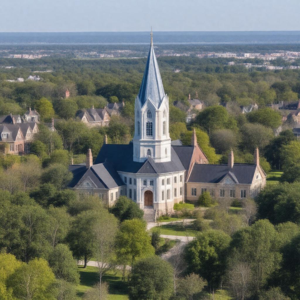 AI-created image of Virginia Theological Seminary