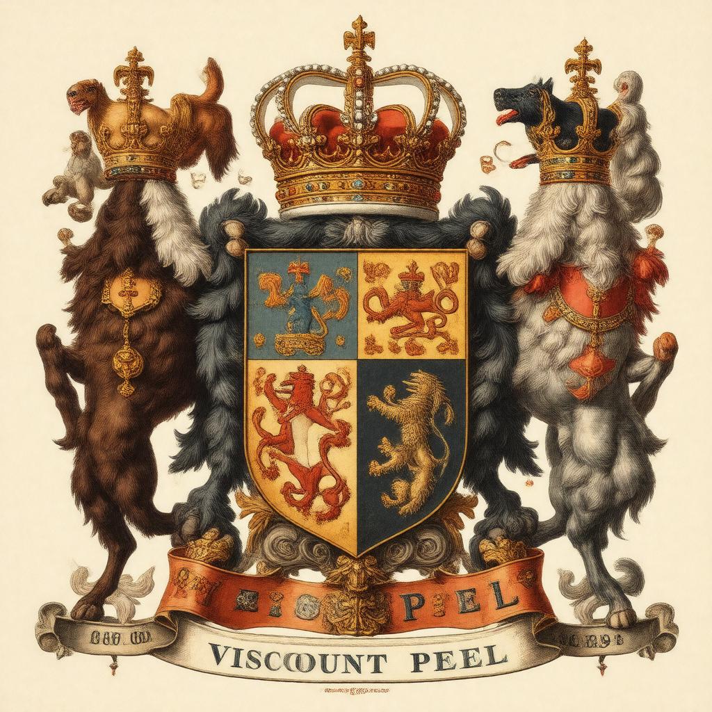 AI-created image of Viscount Peel