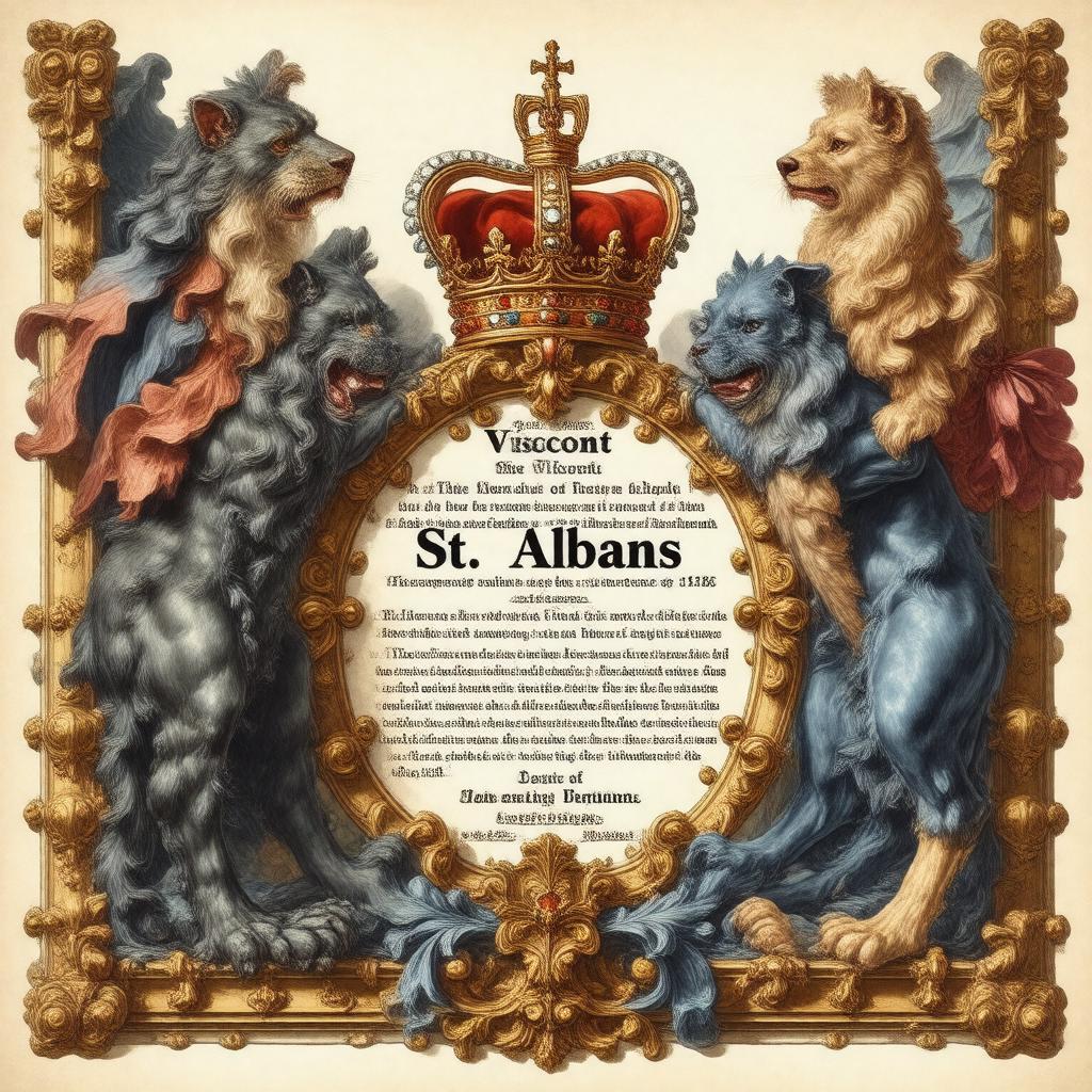 AI-created image of Viscount St Albans