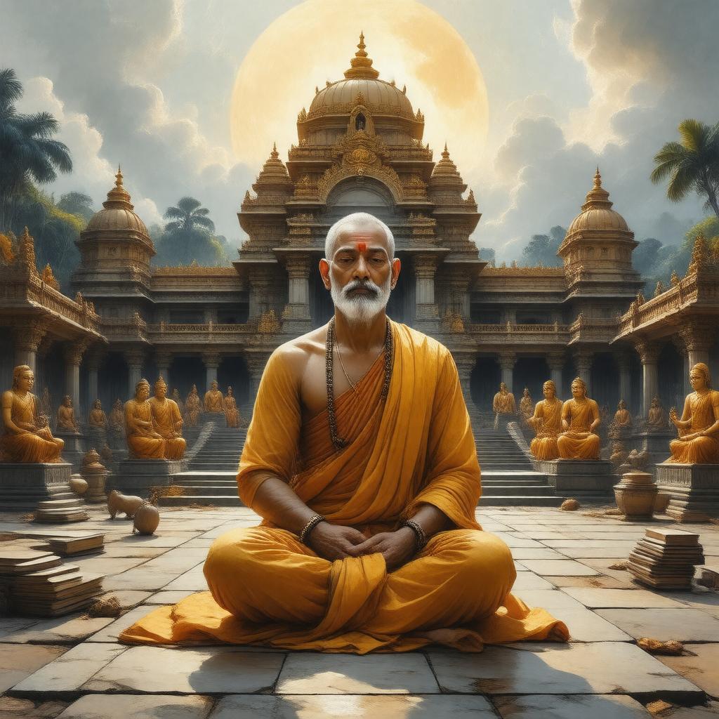 AI-created image of Vishishtadvaita