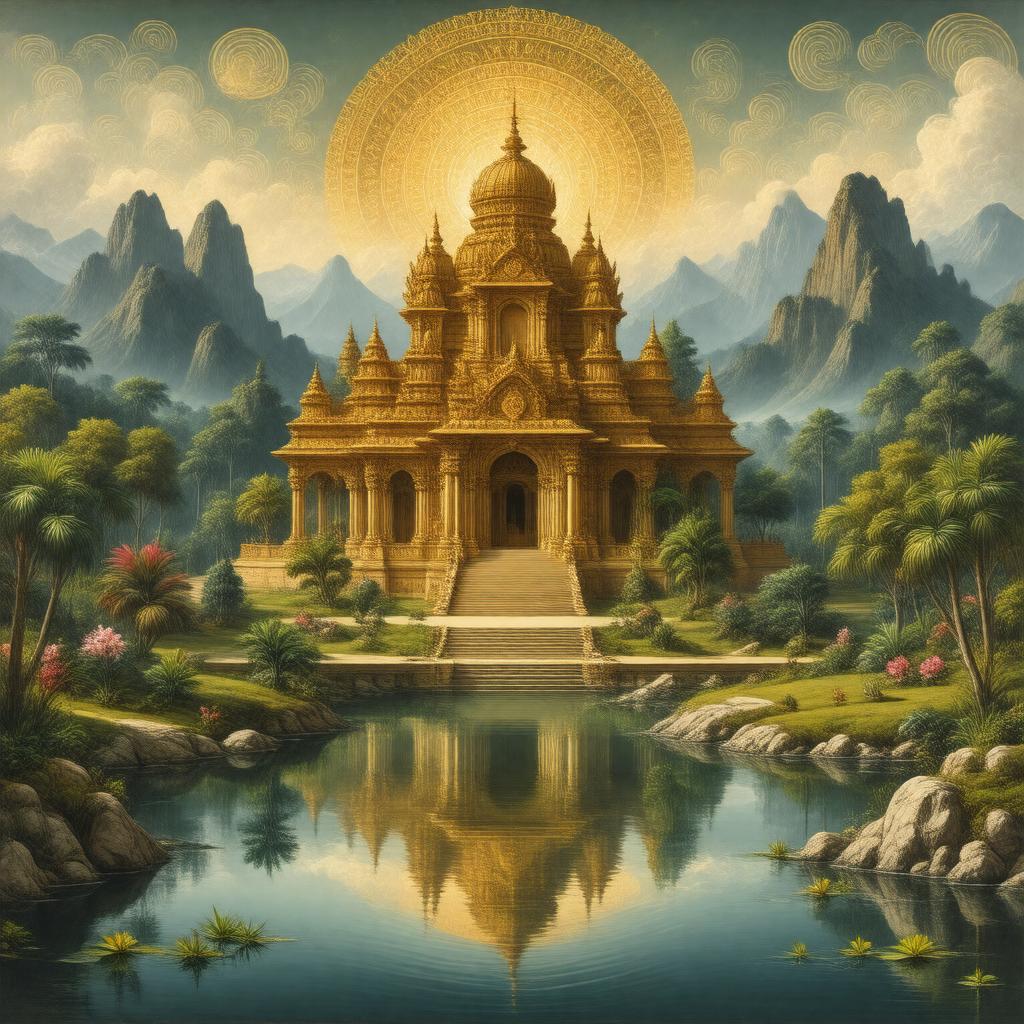 AI-created image of Vishishtadvaita Vedanta