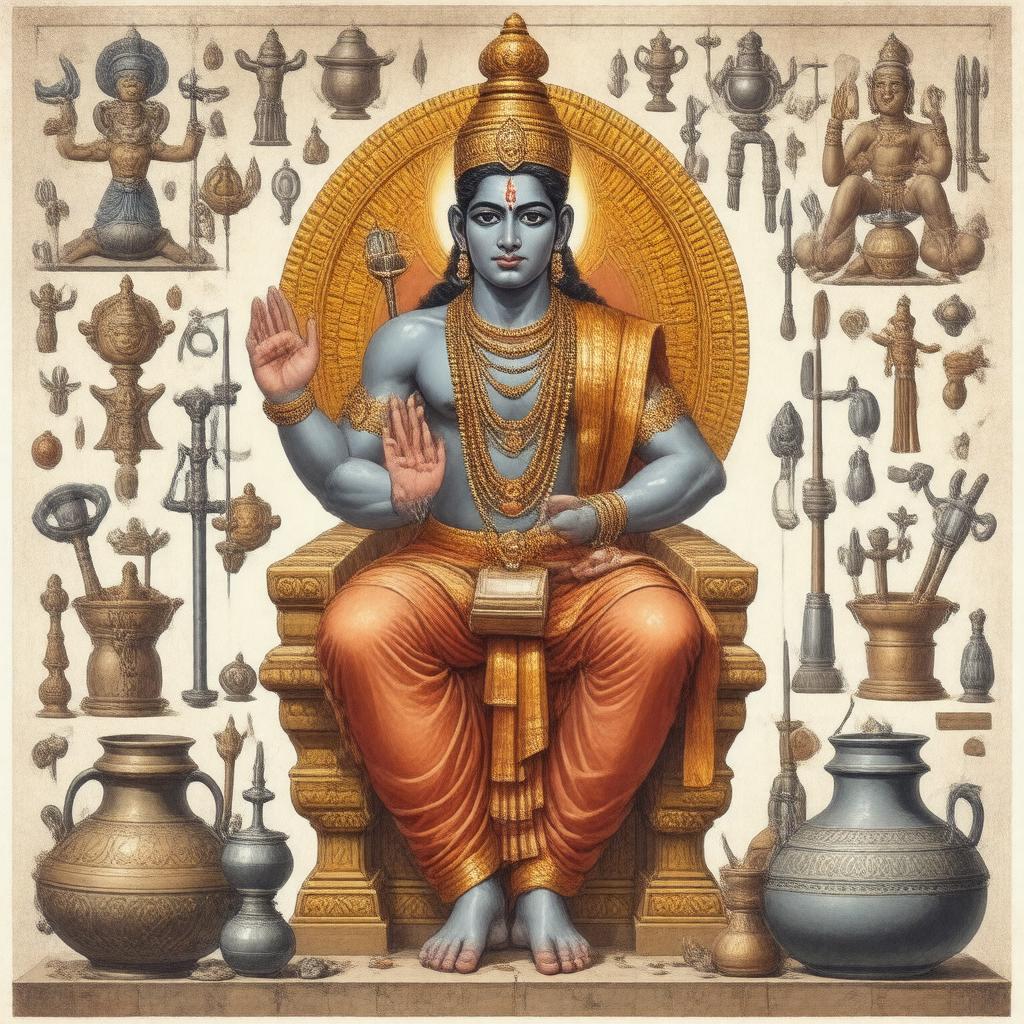 AI-created image of Vishvakarman