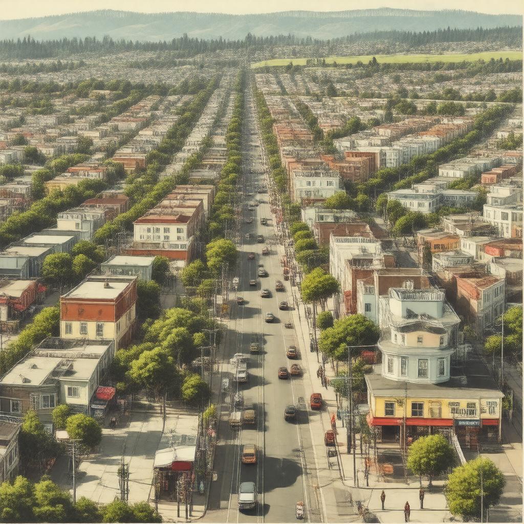 AI-created image of Visitacion Valley