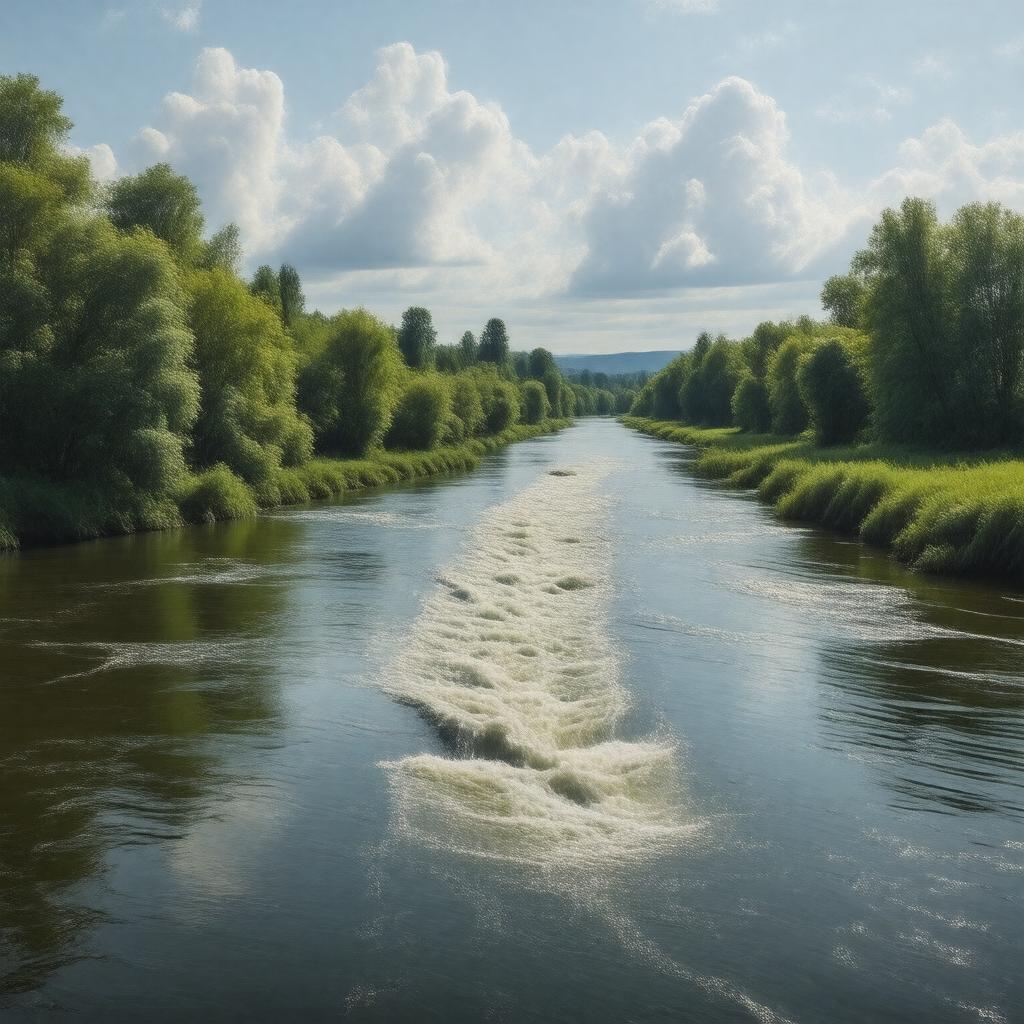 AI-created image of Vistula