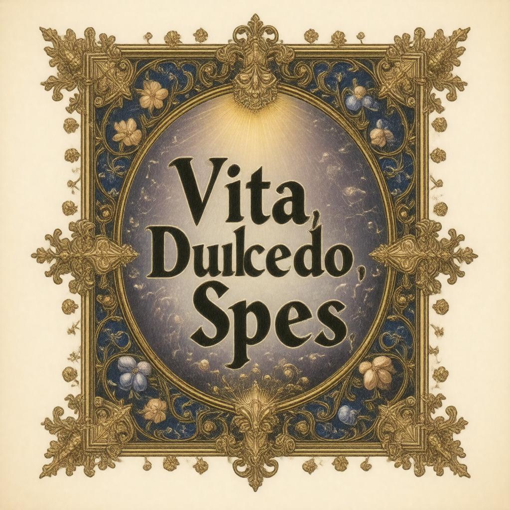 AI-created image of Vita, Dulcedo, Spes