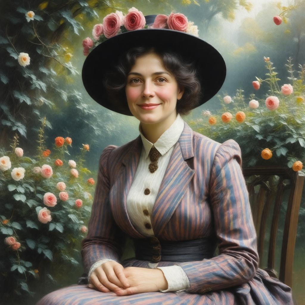 AI-created image of Vita Sackville-West