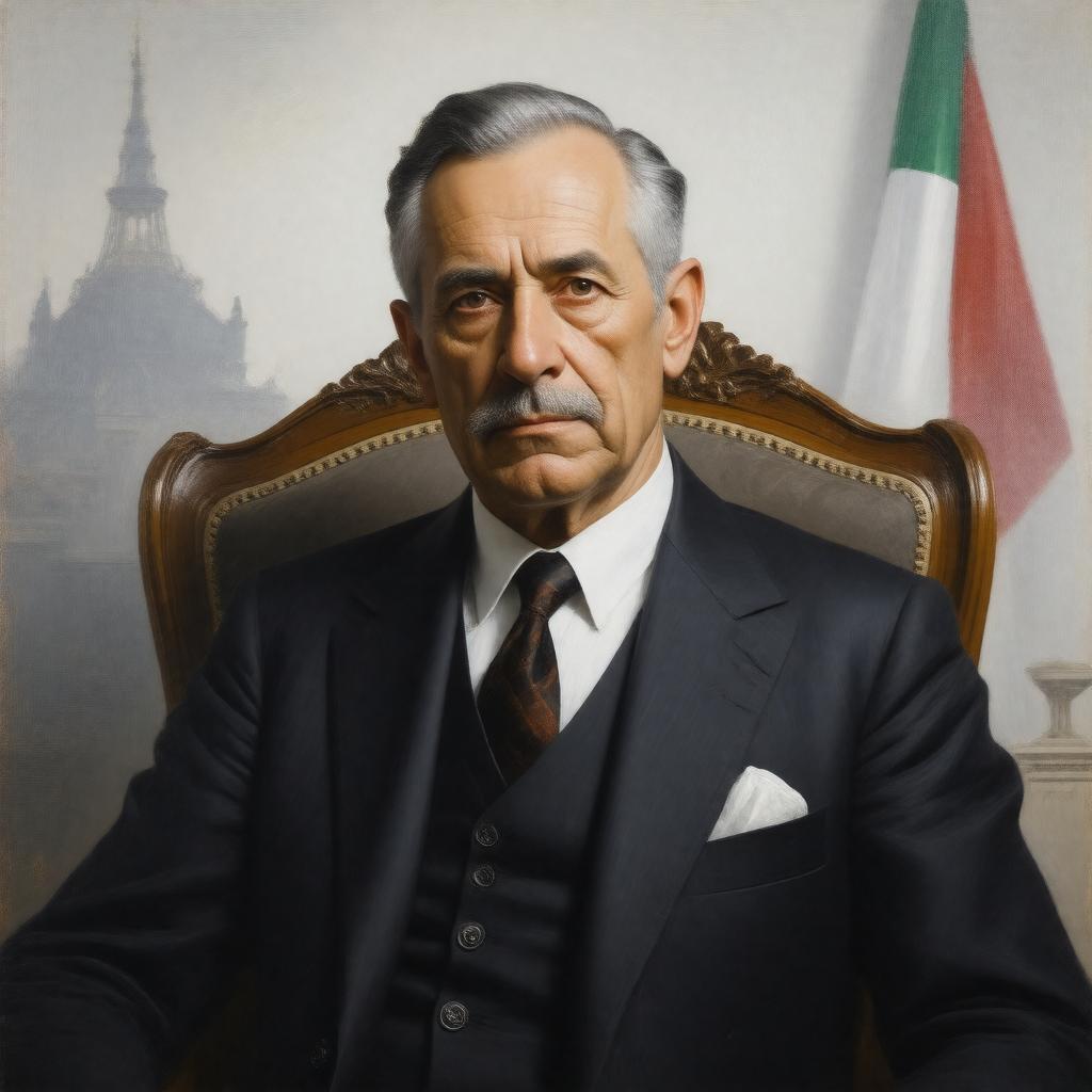 AI-created image of Vittorio Orlando
