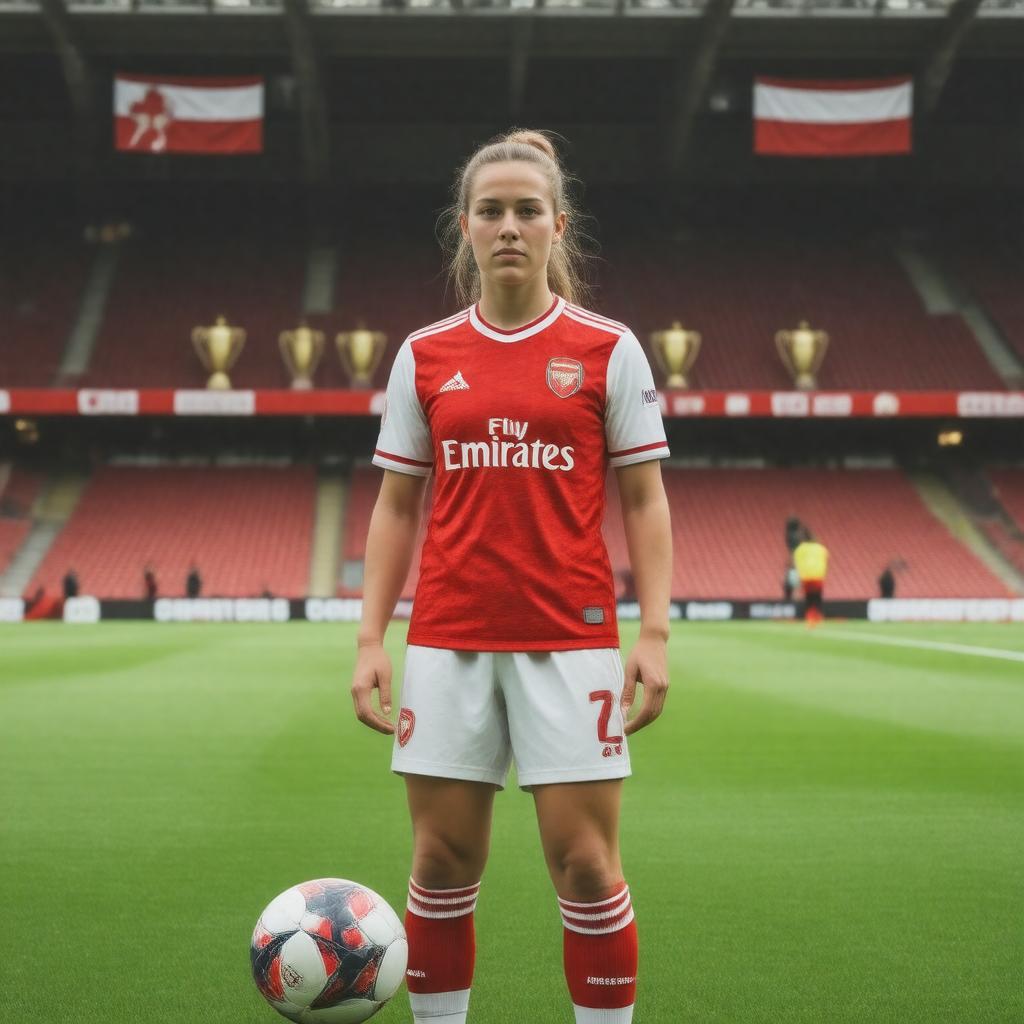 AI-created image of Vivianne Miedema