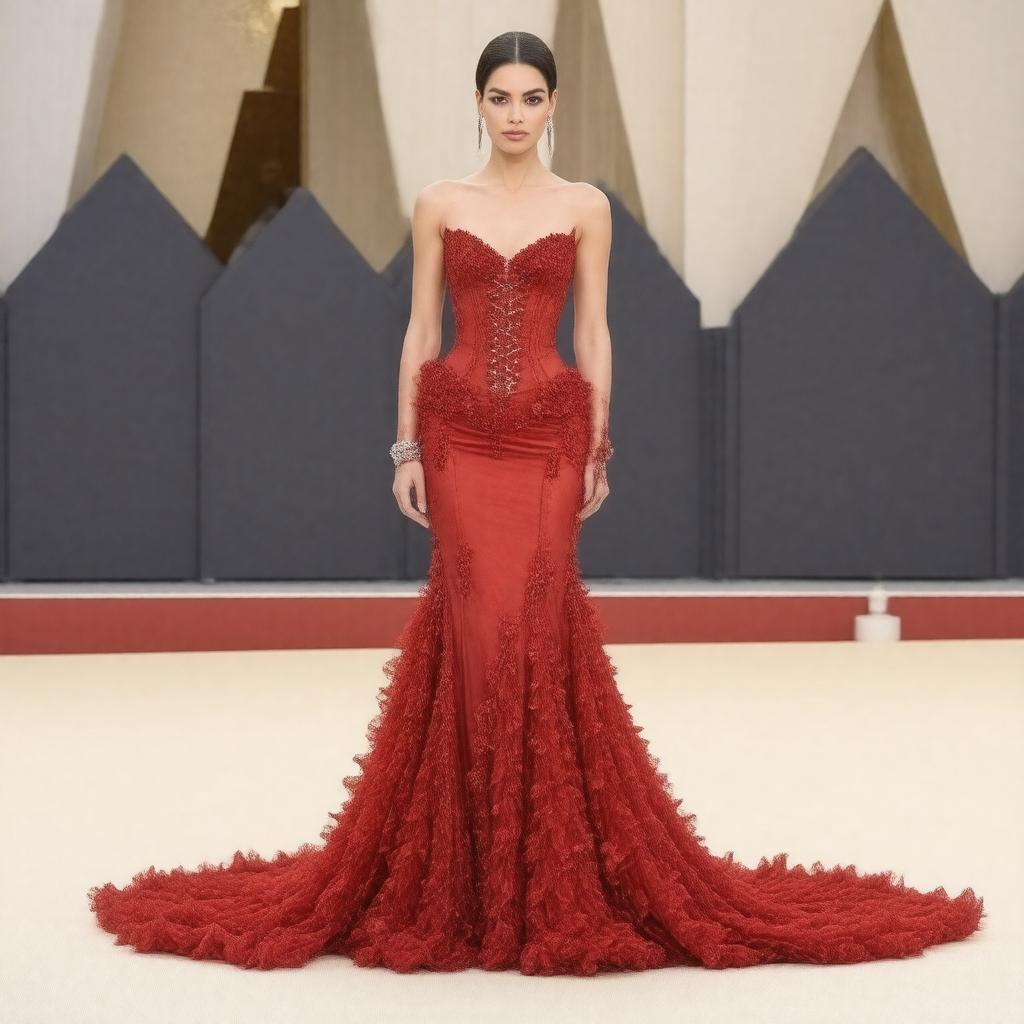 AI-created image of Vivienne Westwood Red Carpet