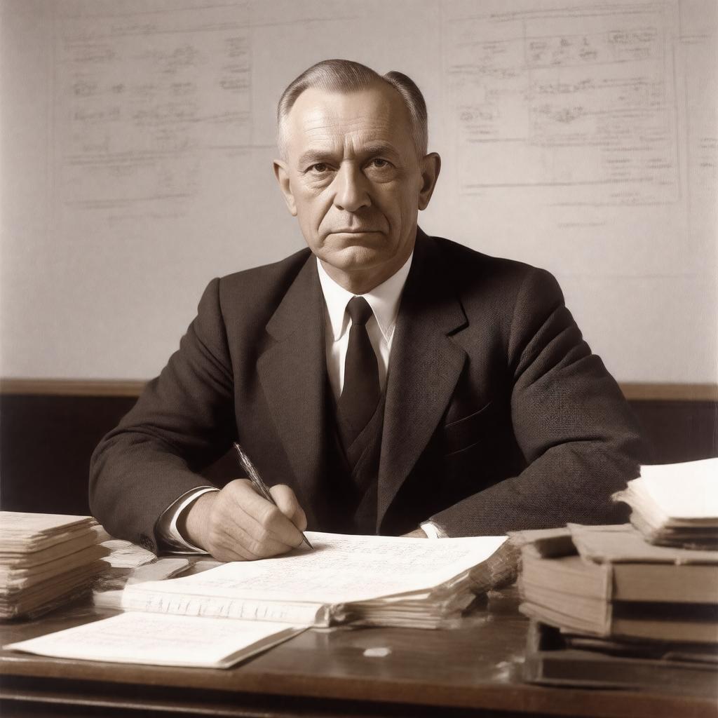 AI-created image of Vladimir Fock