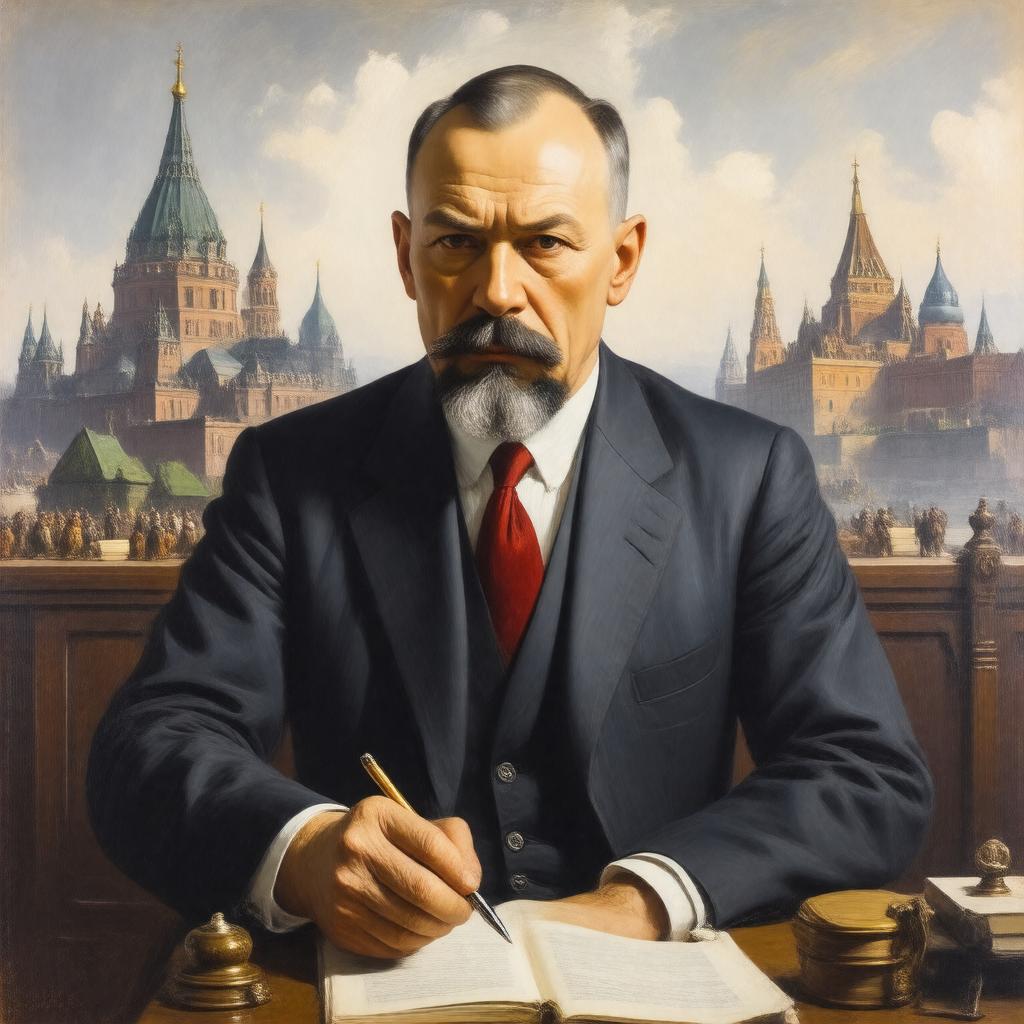 AI-created image of Vladimir Ilyich
