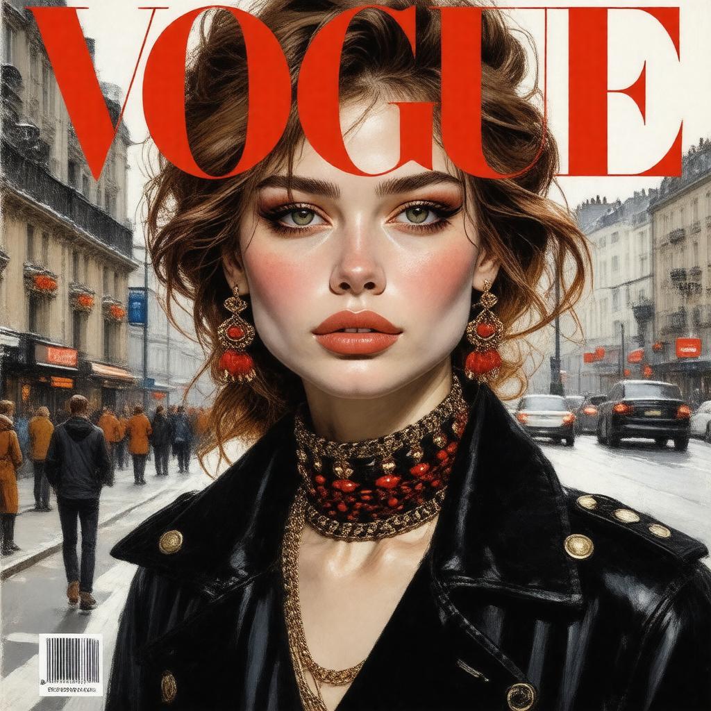 AI-created image of Vogue Germany