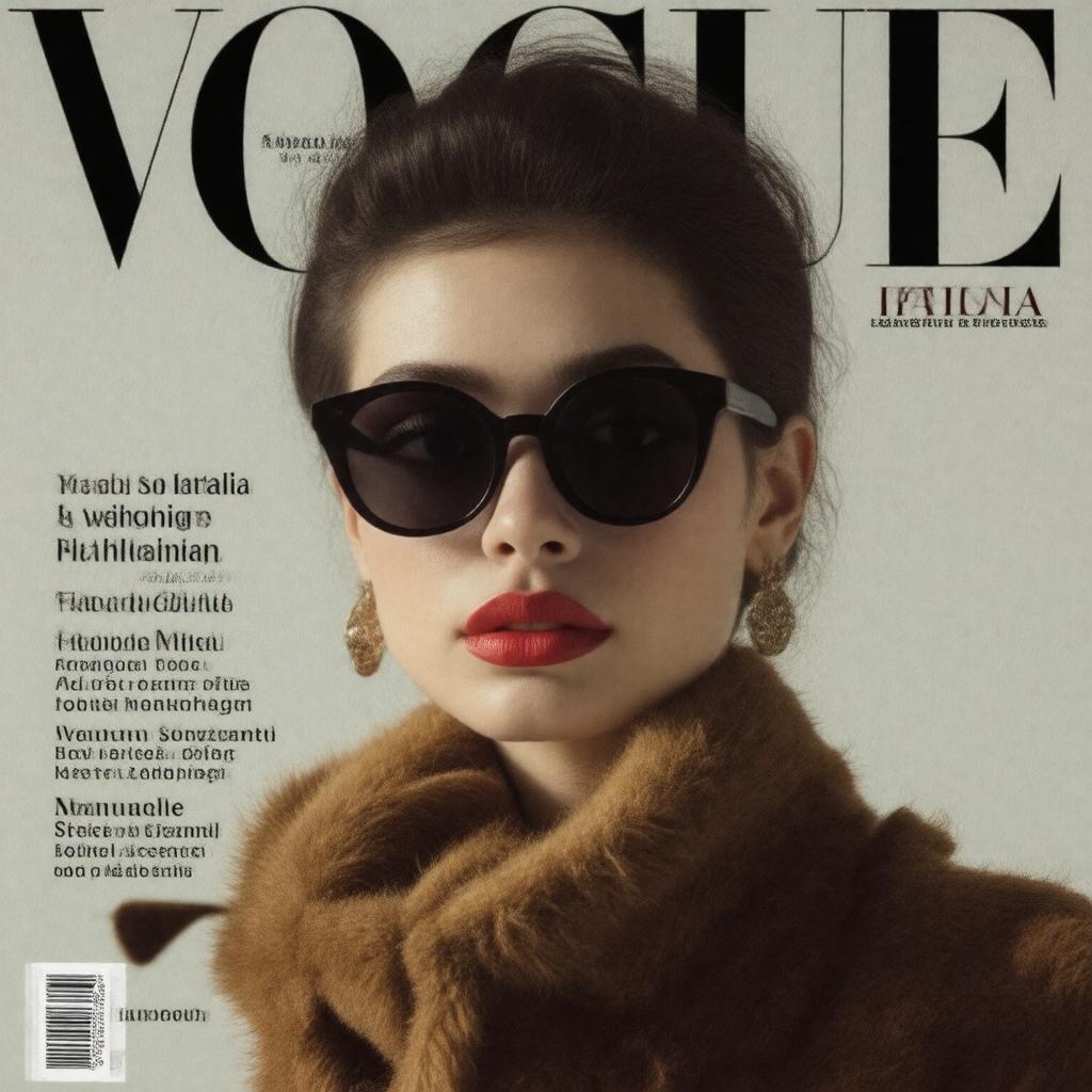 AI-created image of Vogue Italia