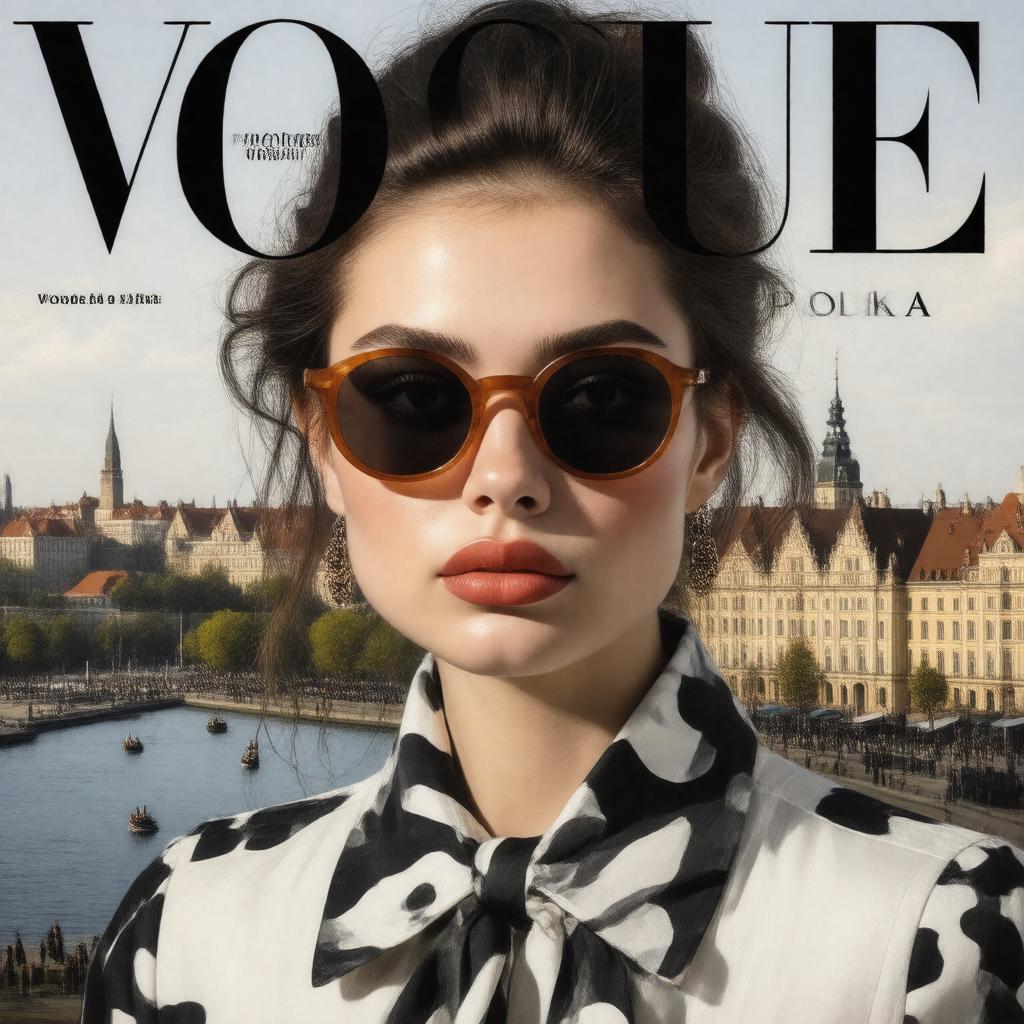 AI-created image of Vogue Poland