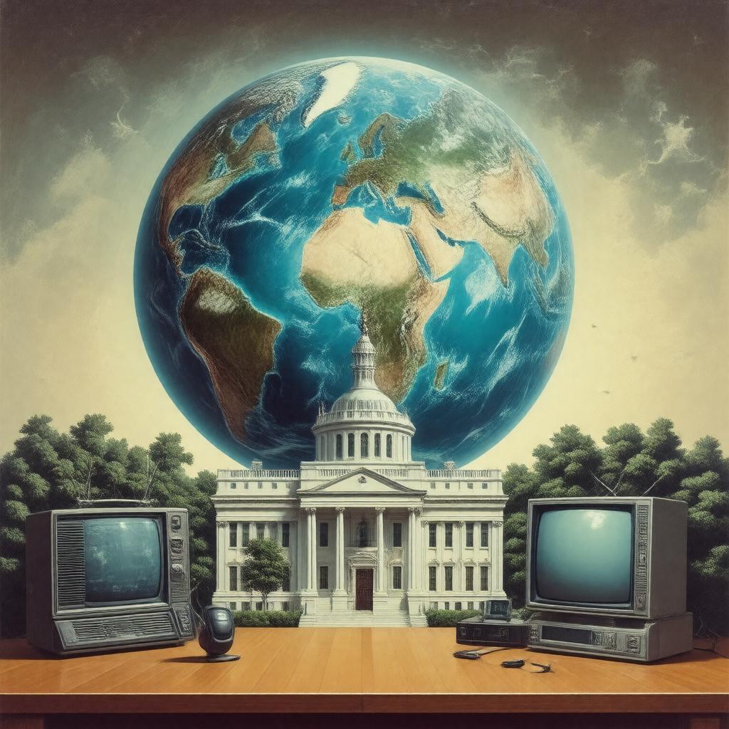 AI-created image of Voice of America