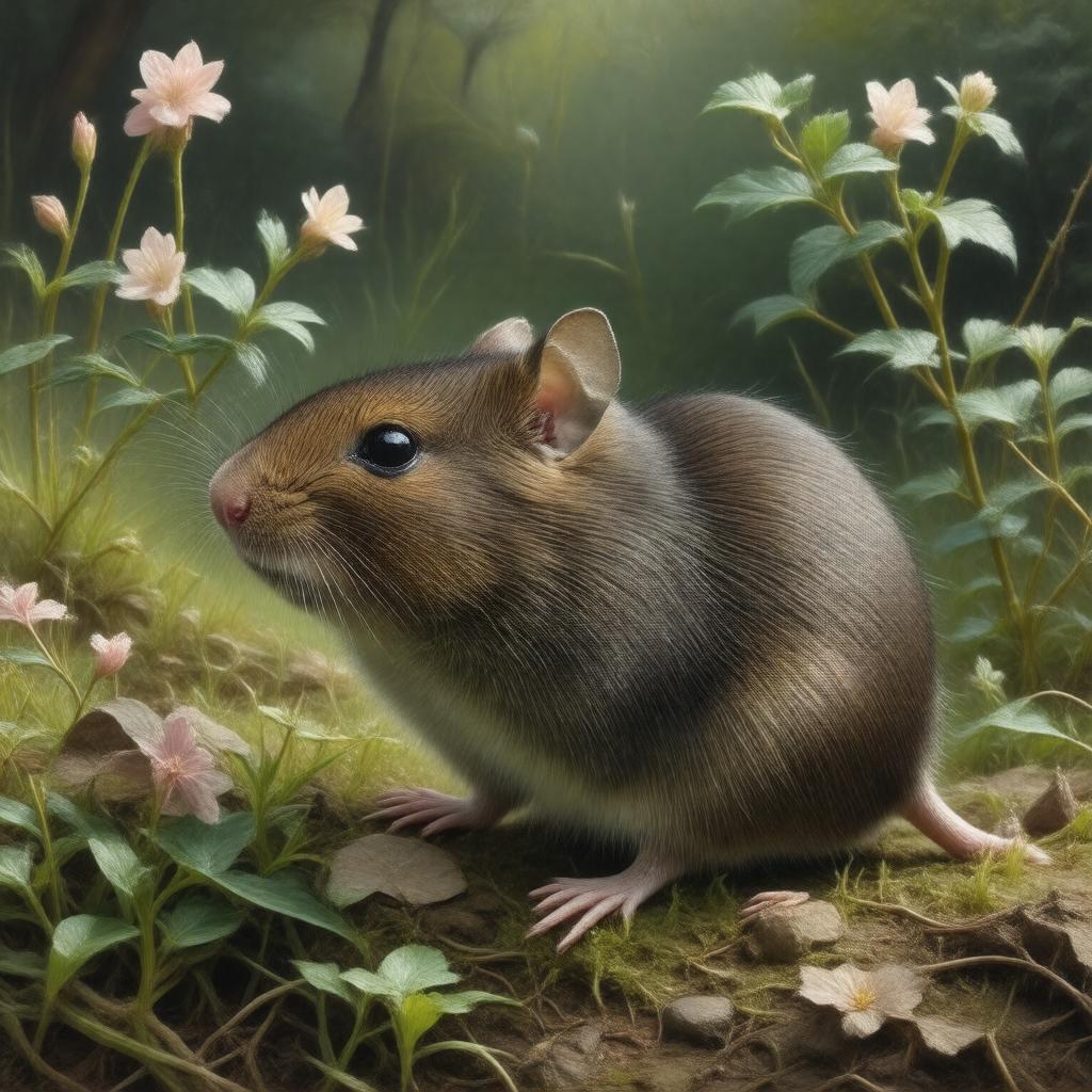 AI-created image of Vole