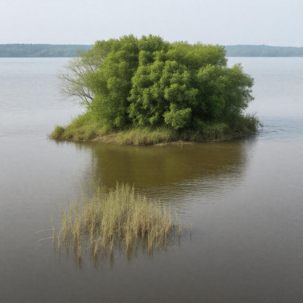 AI-created image of Vole Island