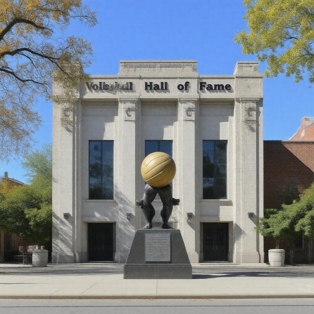 AI-created image of Volleyball Hall of Fame