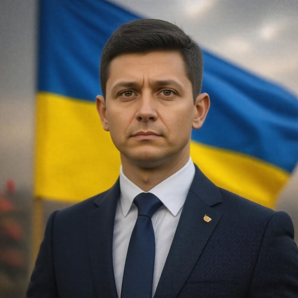 AI-created image of Volodymyr Zelenskyy