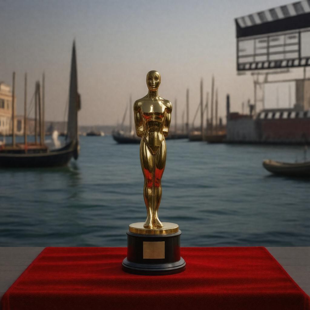 Click to view larger image AI-created image of Volpi Cup for Best Actress