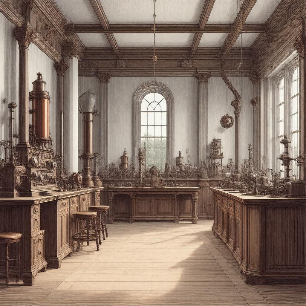 Click to view larger image AI-created image of Volta Laboratory