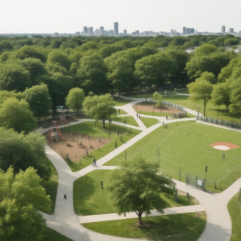 AI-created image of Von Nieda Park