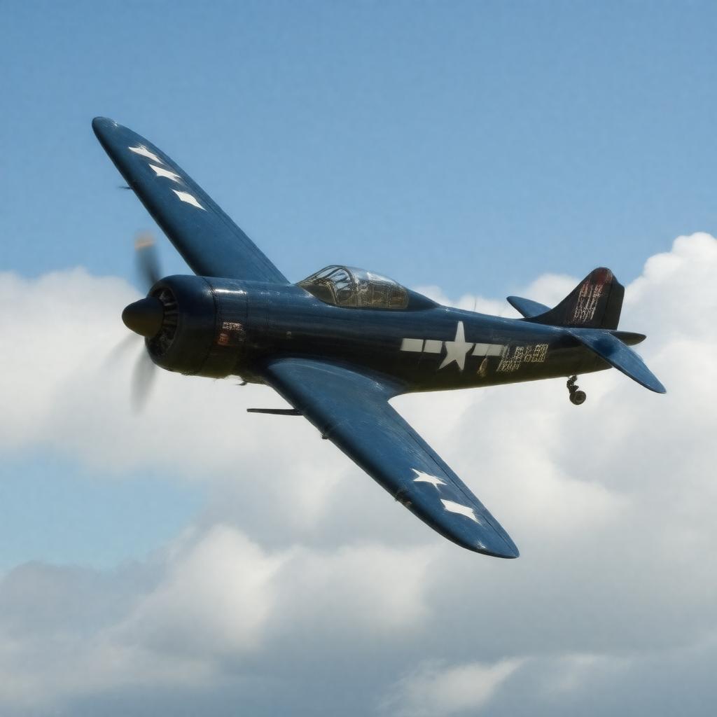 AI-created image of Vought F4U-1D Corsair