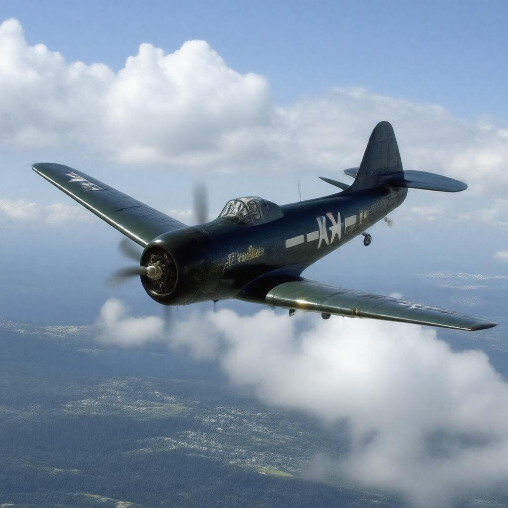 AI-created image of Vought F4U Corsair