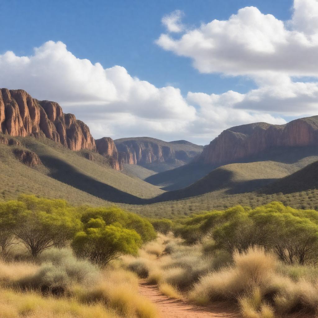 Click to view larger image AI-created image of Vulkathunha-Gammon Ranges National Park