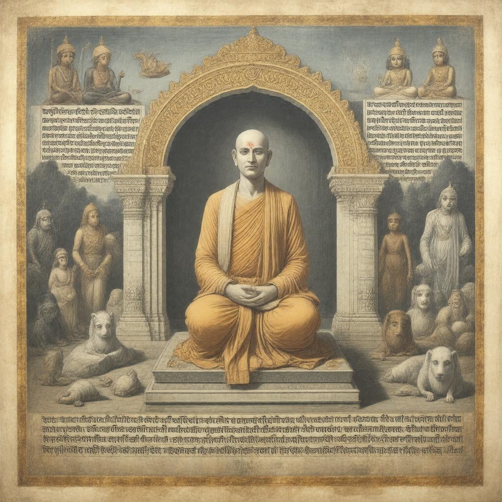 Click to view larger image AI-created image of Vyavahārasiddhi