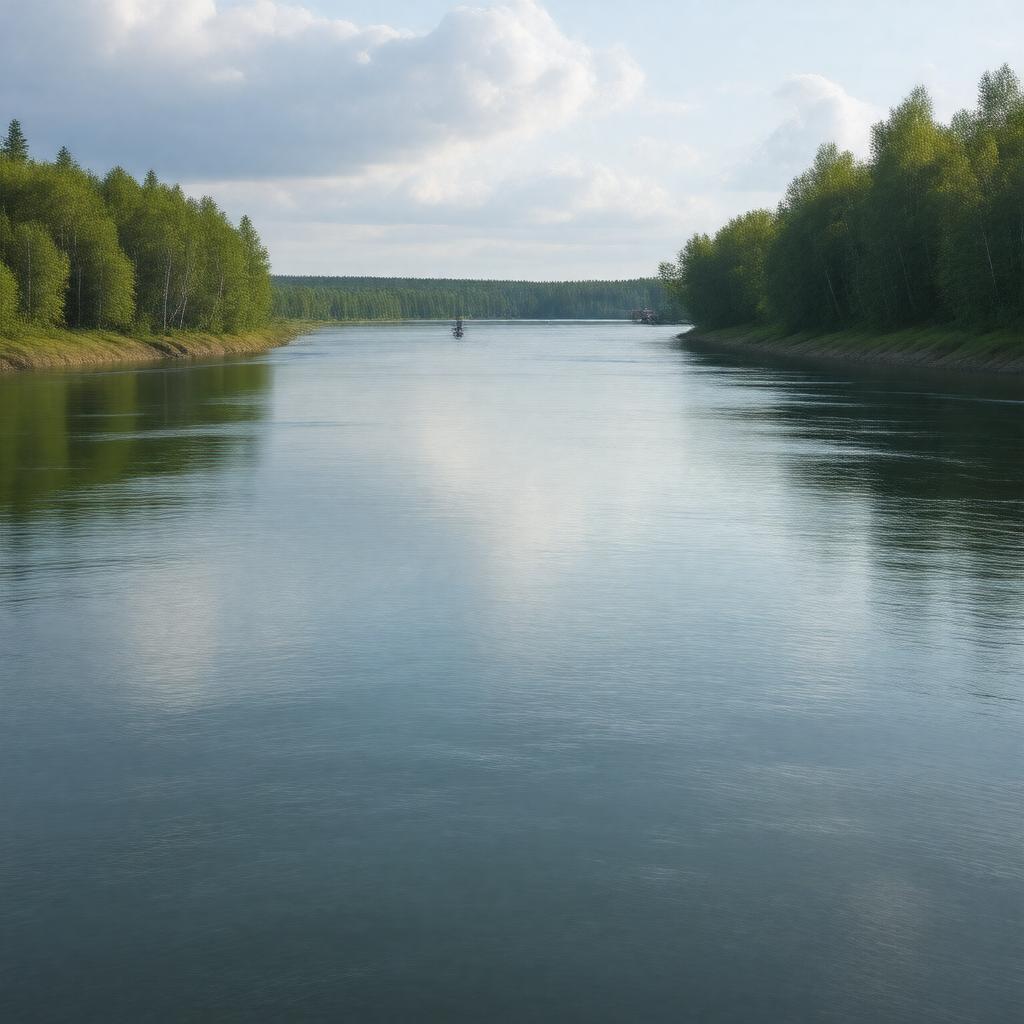 AI-created image of Vyg River
