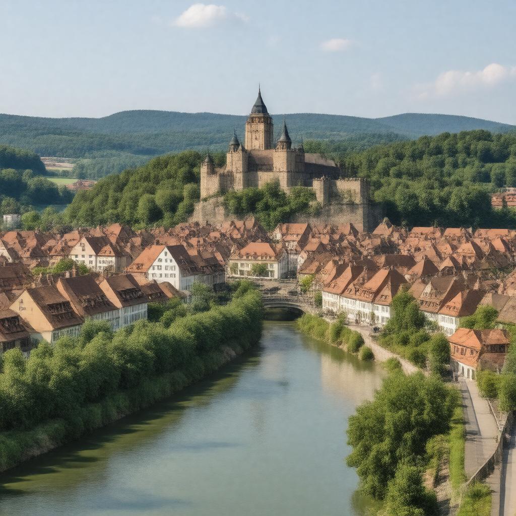 AI-created image of Würzburg