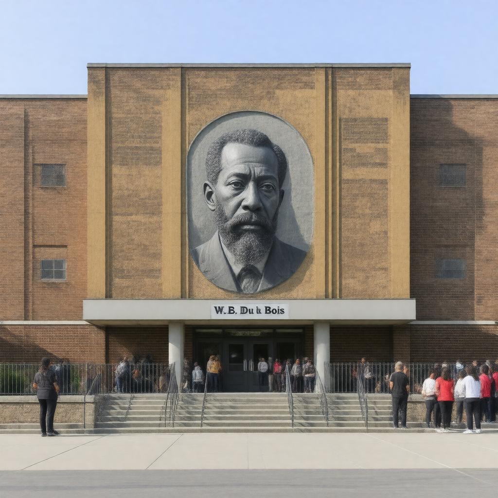 AI-created image of W.E.B. Du Bois Department of Afro-American Studies