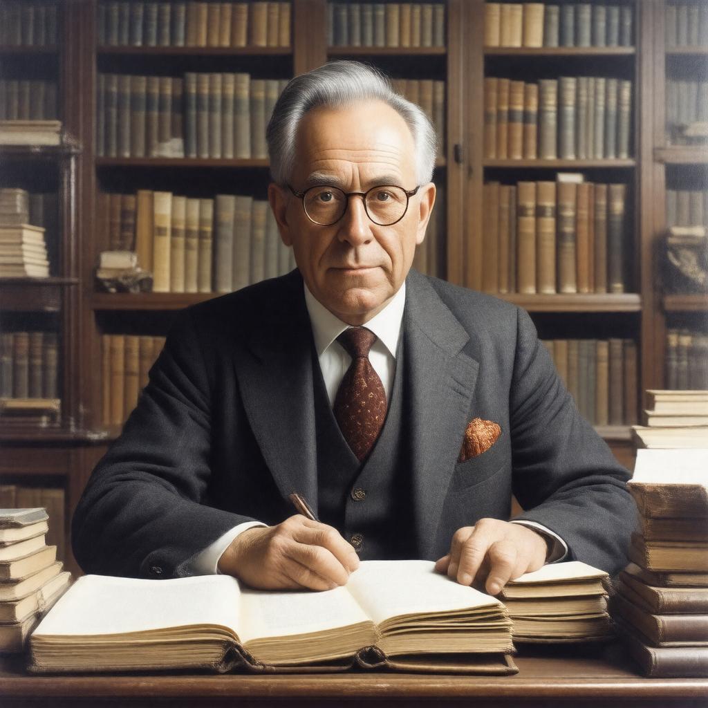 AI-created image of W. D. Hamilton