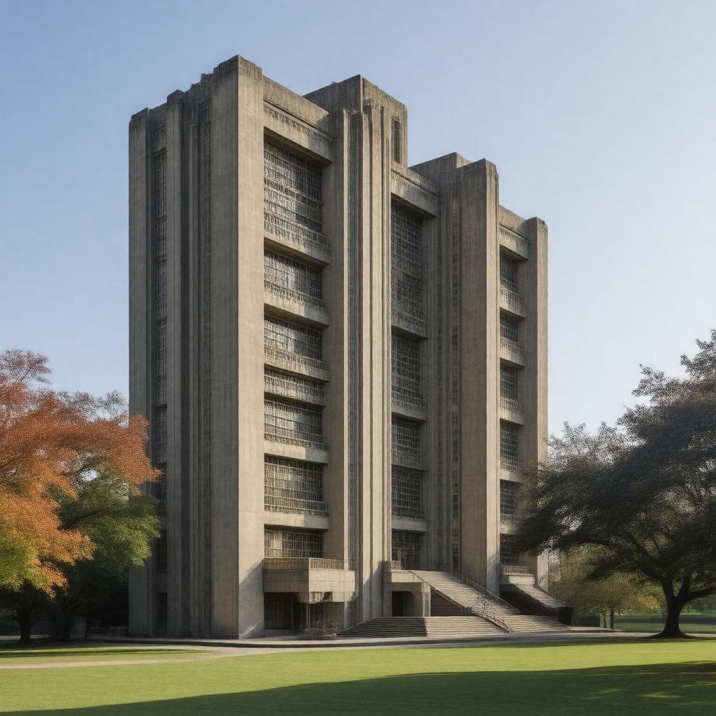 Click to view larger image AI-created image of W. E. B. Du Bois Library