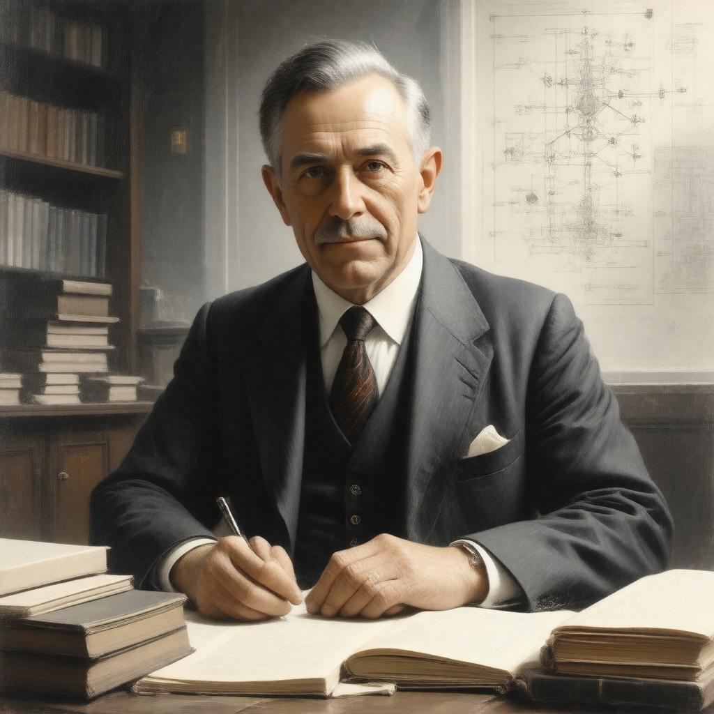 AI-created image of W. Ross Ashby