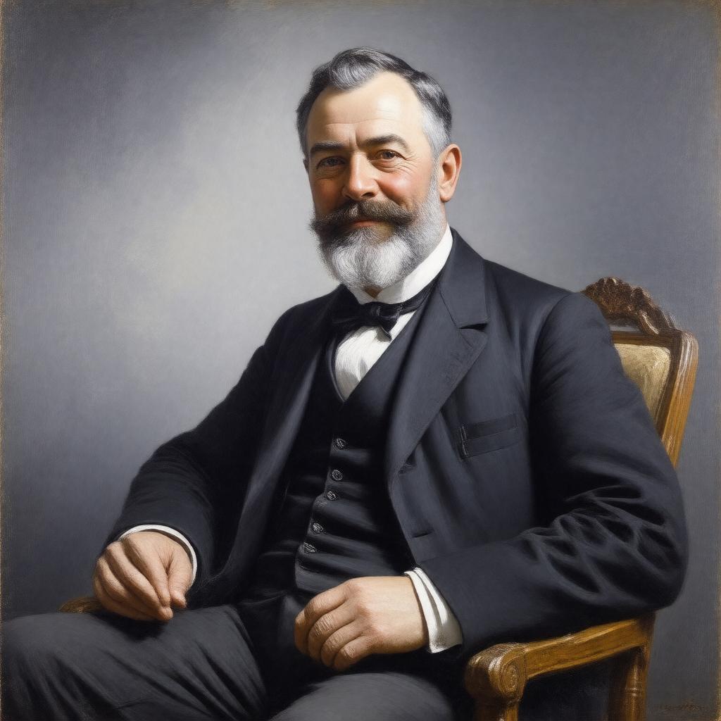 AI-created image of W. S. Gilbert