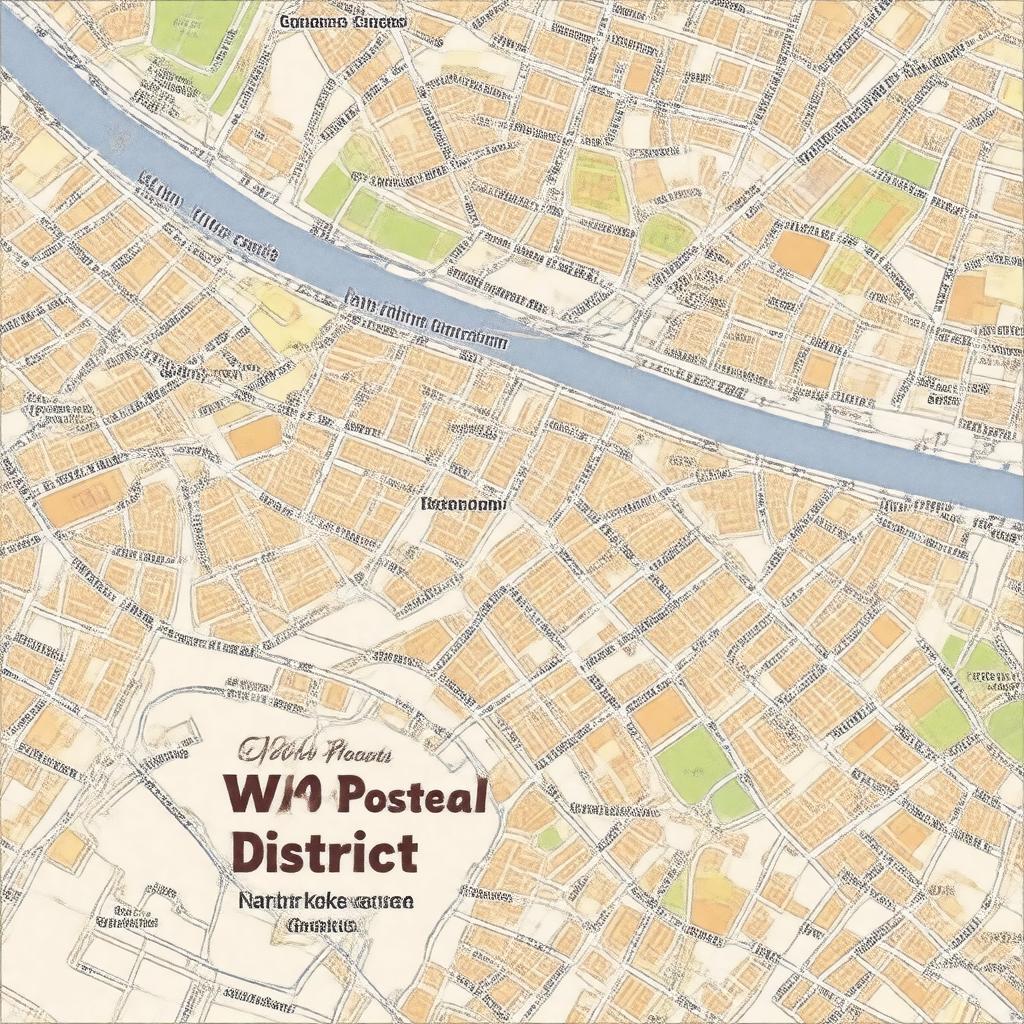 AI-created image of W10 postal district