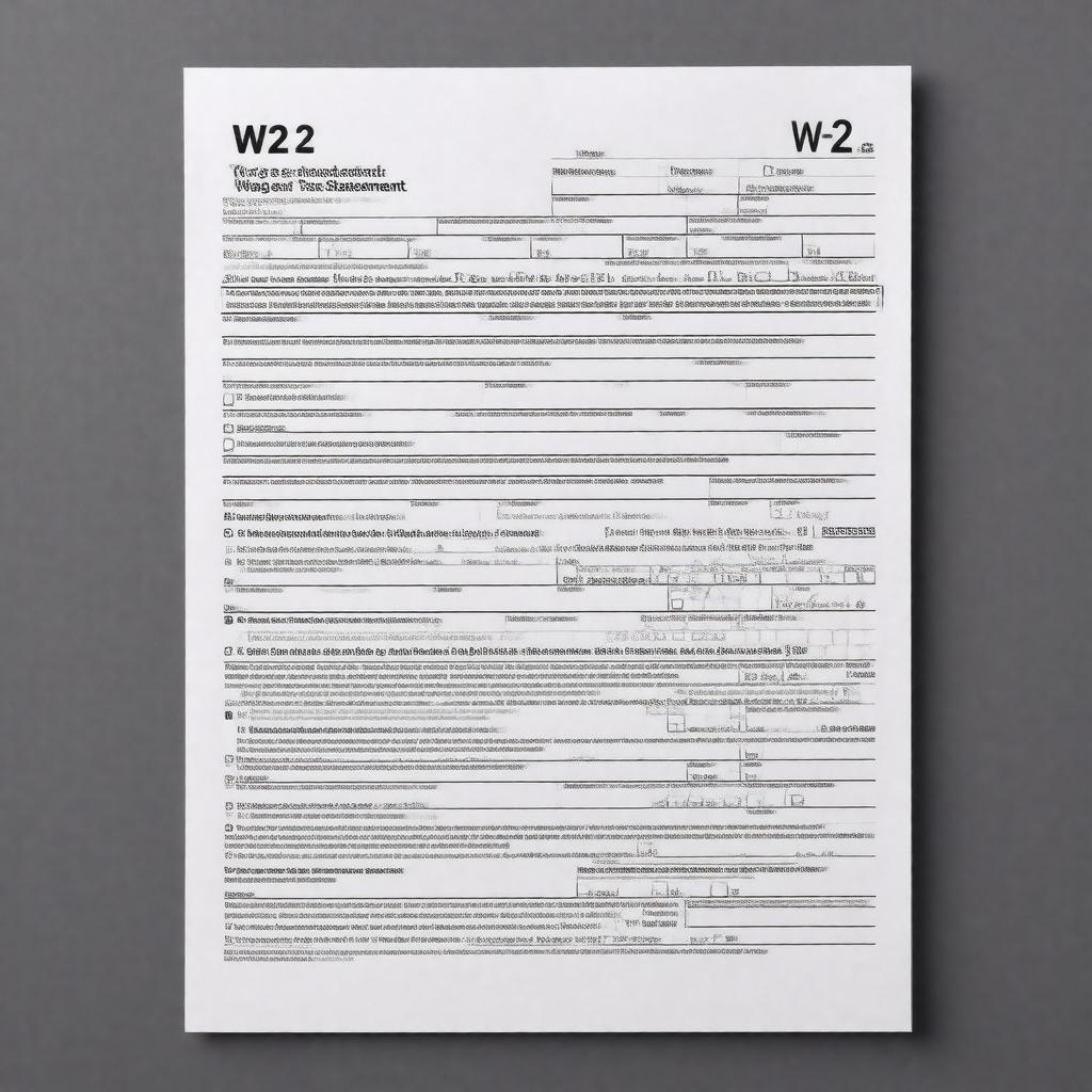 Click to view larger image AI-created image of W2