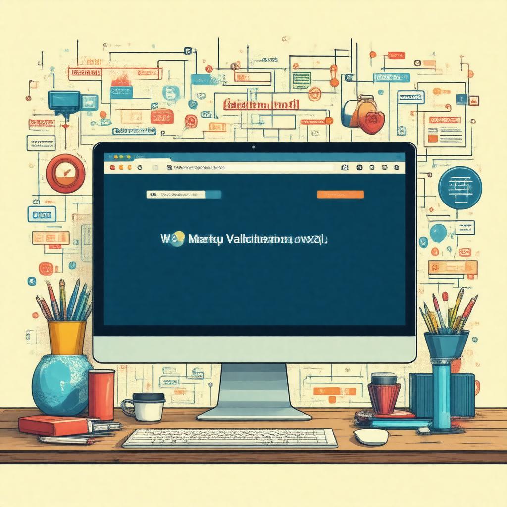 AI-created image of W3C Markup Validation Service