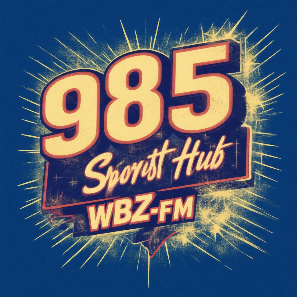 AI-created image of WBZ-FM