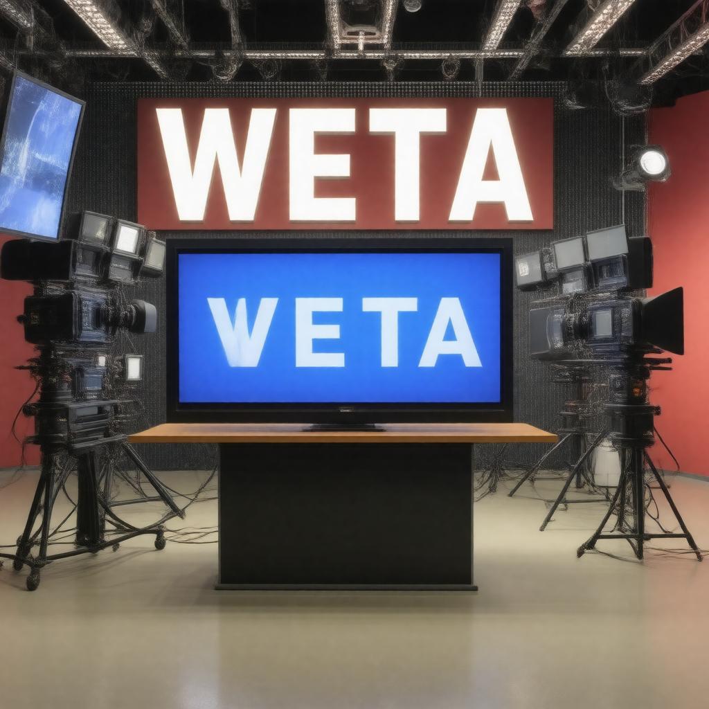 AI-created image of WETA-TV