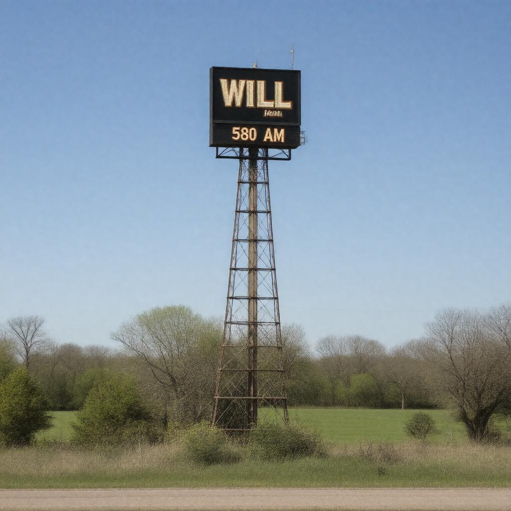 AI-created image of WILL (AM) radio