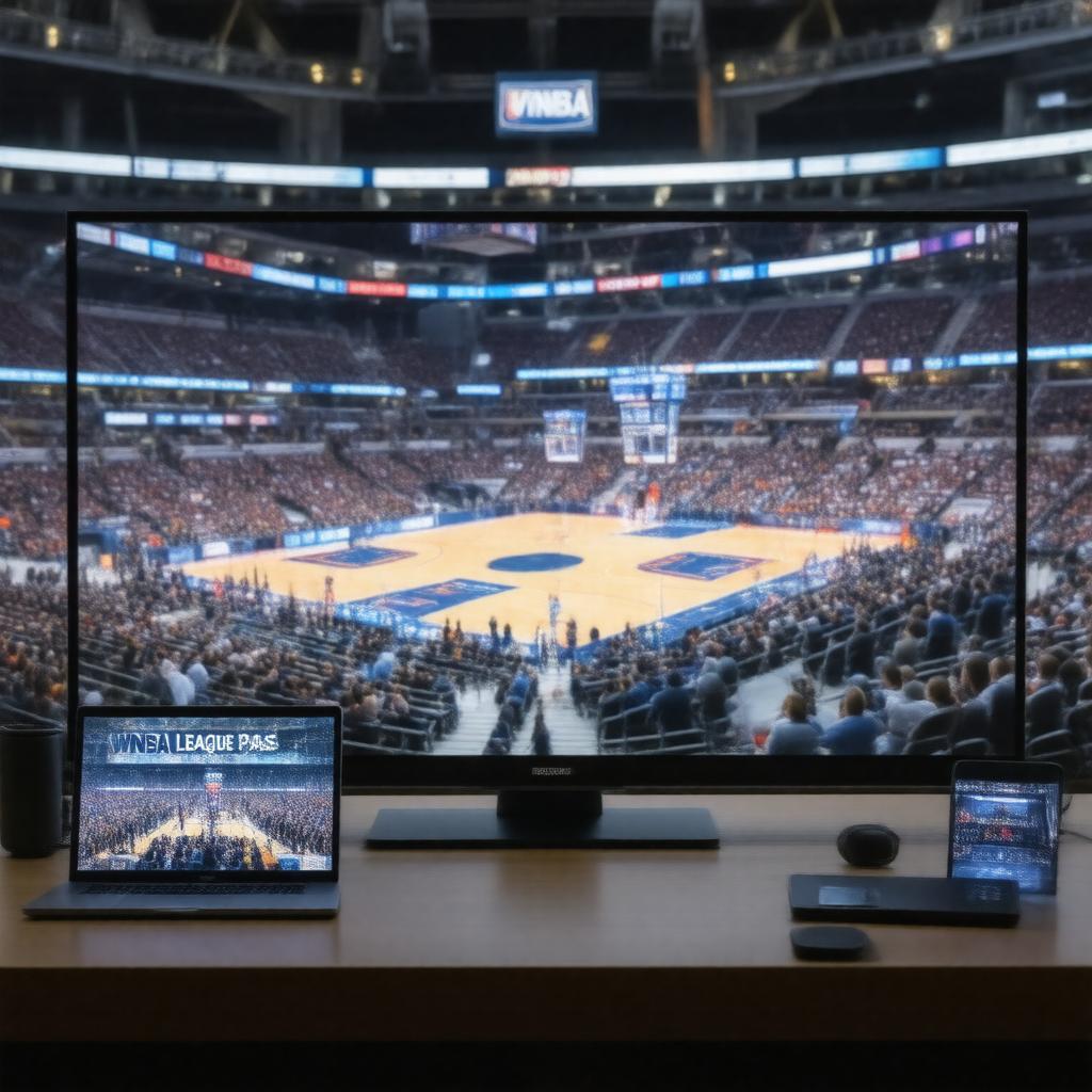 Click to view larger image AI-created image of WNBA League Pass